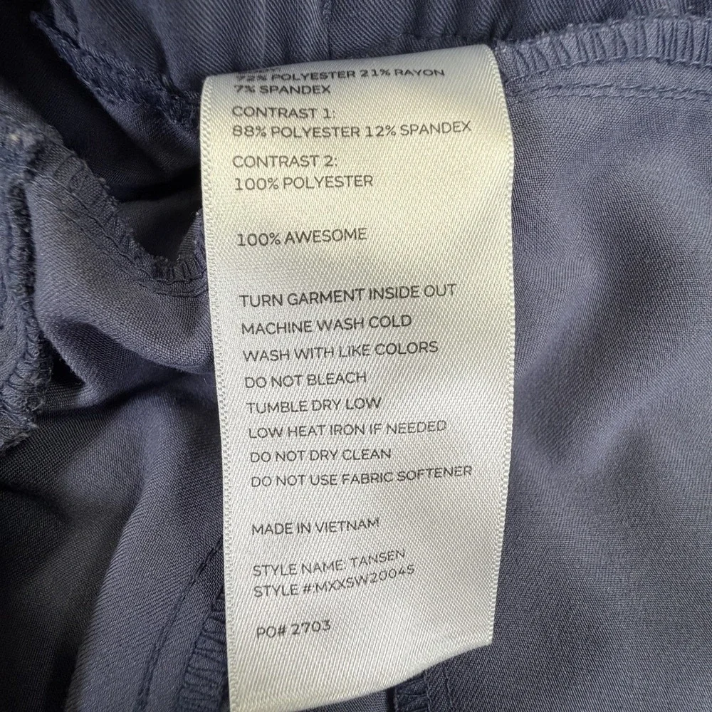 FIGS Mens Jogger Scrub Pants Blue XL Short MXXSW2004S PO 2703
